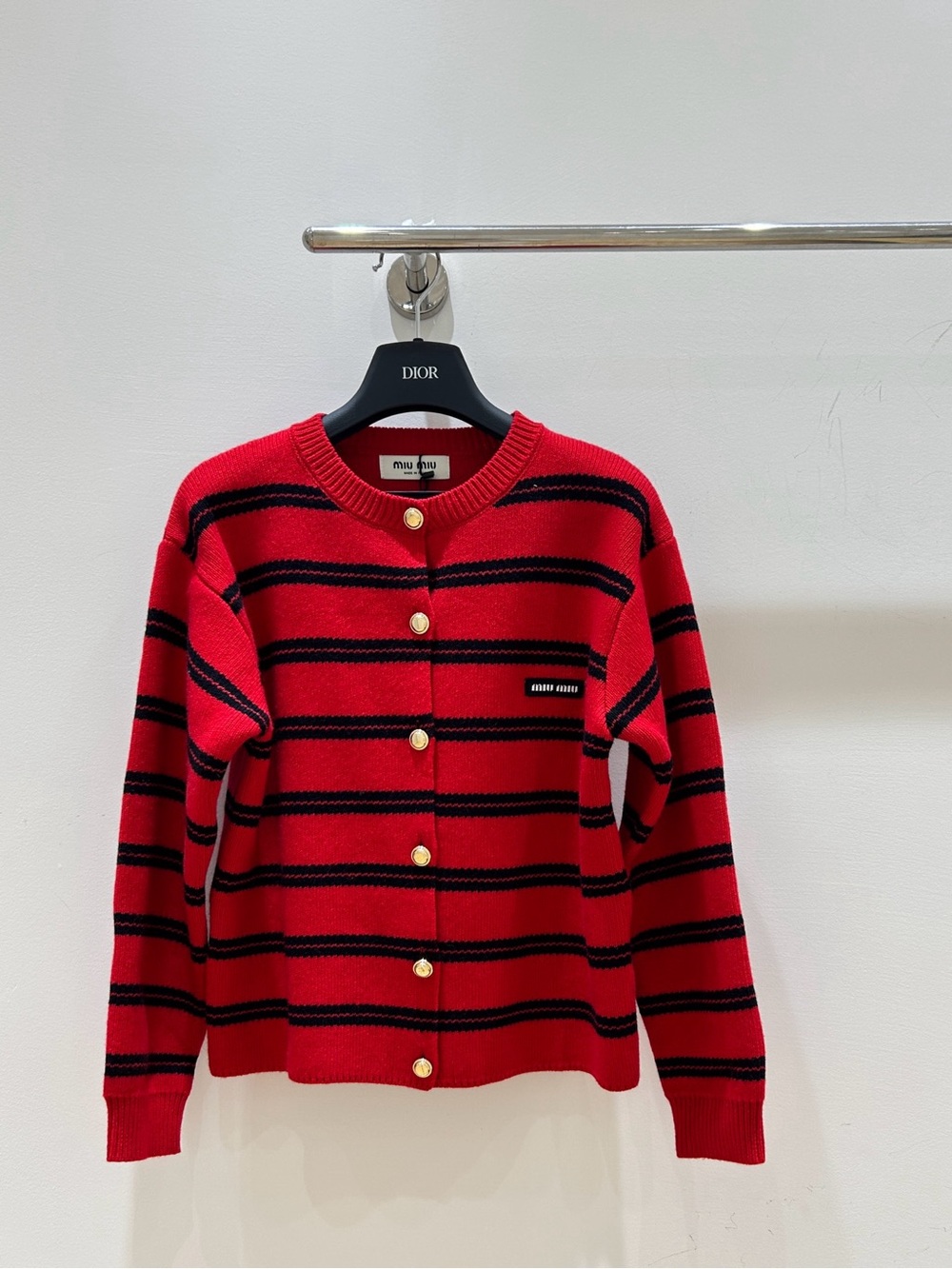Miu Miu Red Cardigan